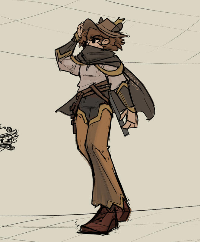 Full body - Color sketch